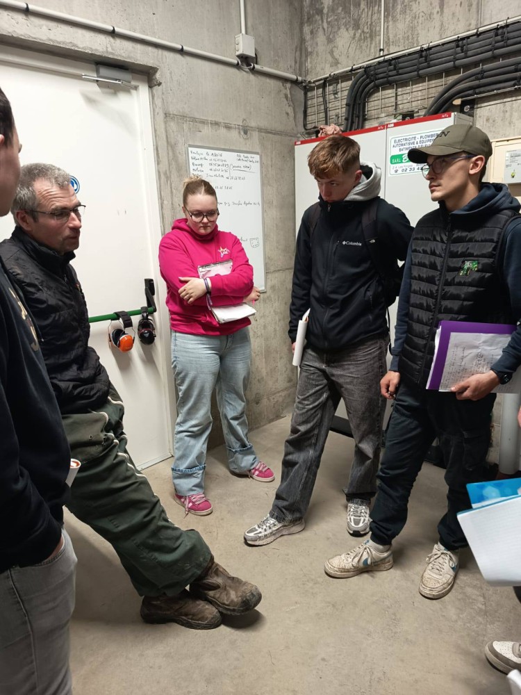 Visite d'une m&eacute;thanisation &agrave; Pierreville