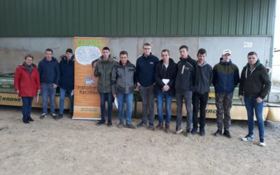 Visite d’une CUMA pour des élèves du lycée agricole de Montebourg