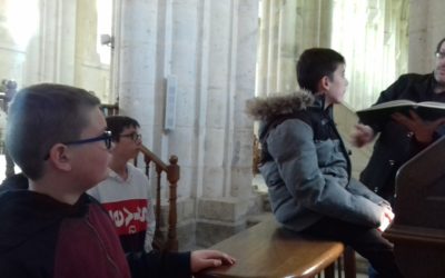 Les 6ème à la découverte de l’orgue de l’Abbatiale